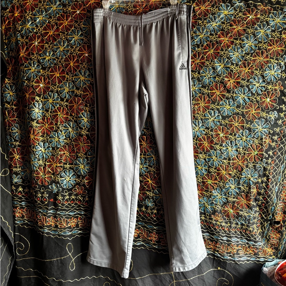 Adidas Men's Gray Track Pants
